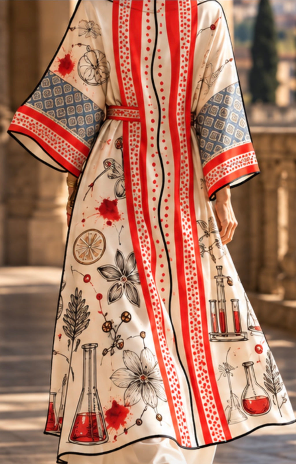 Italian Silk Kimono Robe