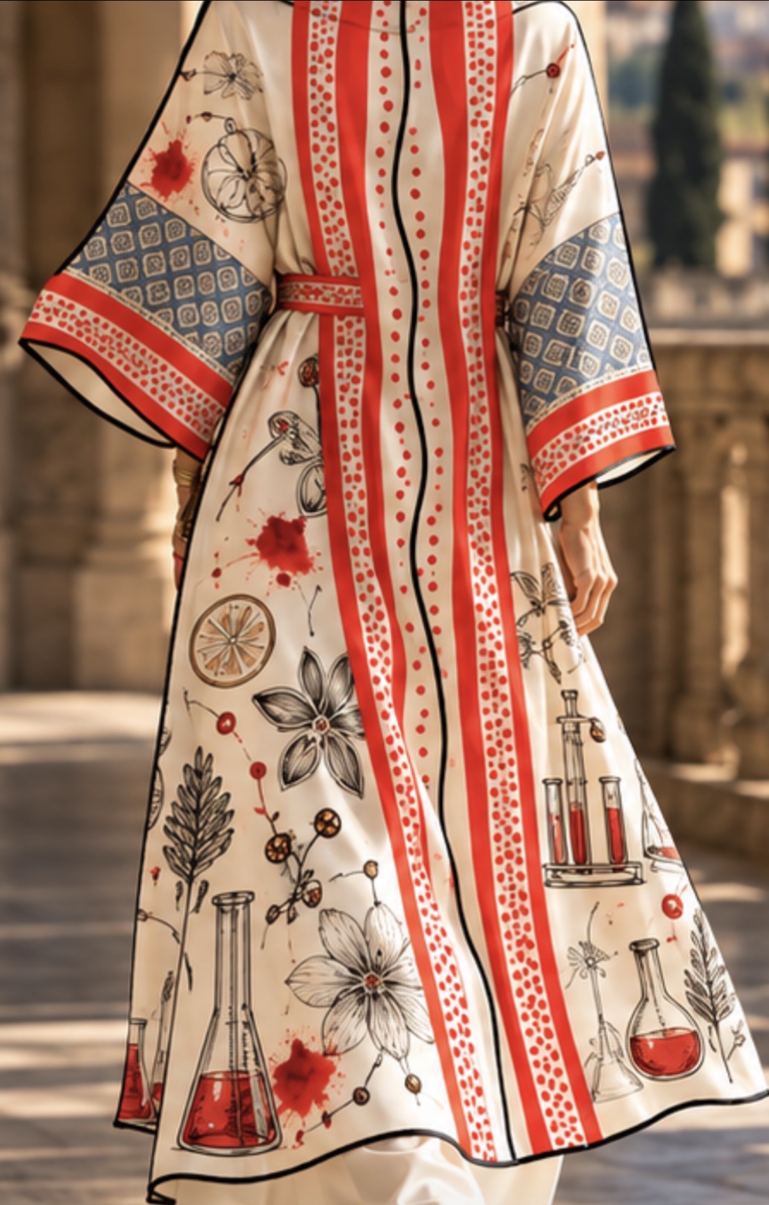 Italian Silk Kimono Robe
