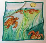 Scarf - Sea Turtle Playtime Design
